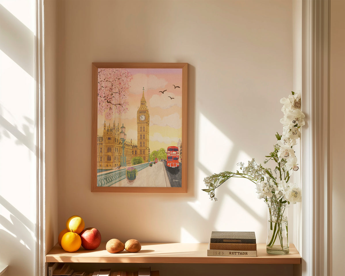 Big Ben at Sunrise Travel Art Print