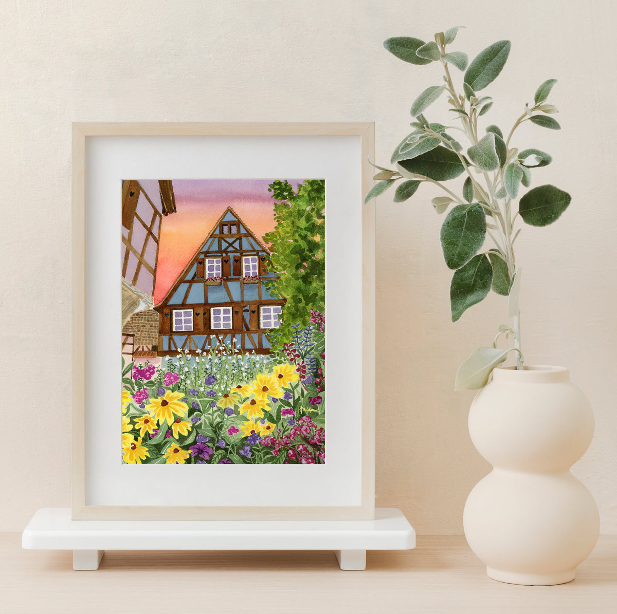 Alsace, France Travel Art Print