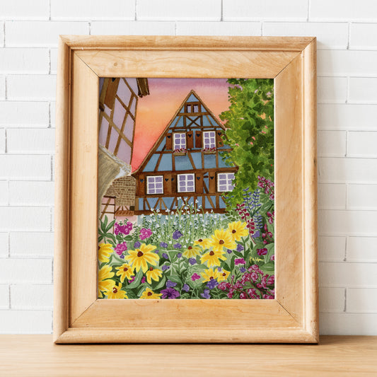Alsace, France Travel Art Print