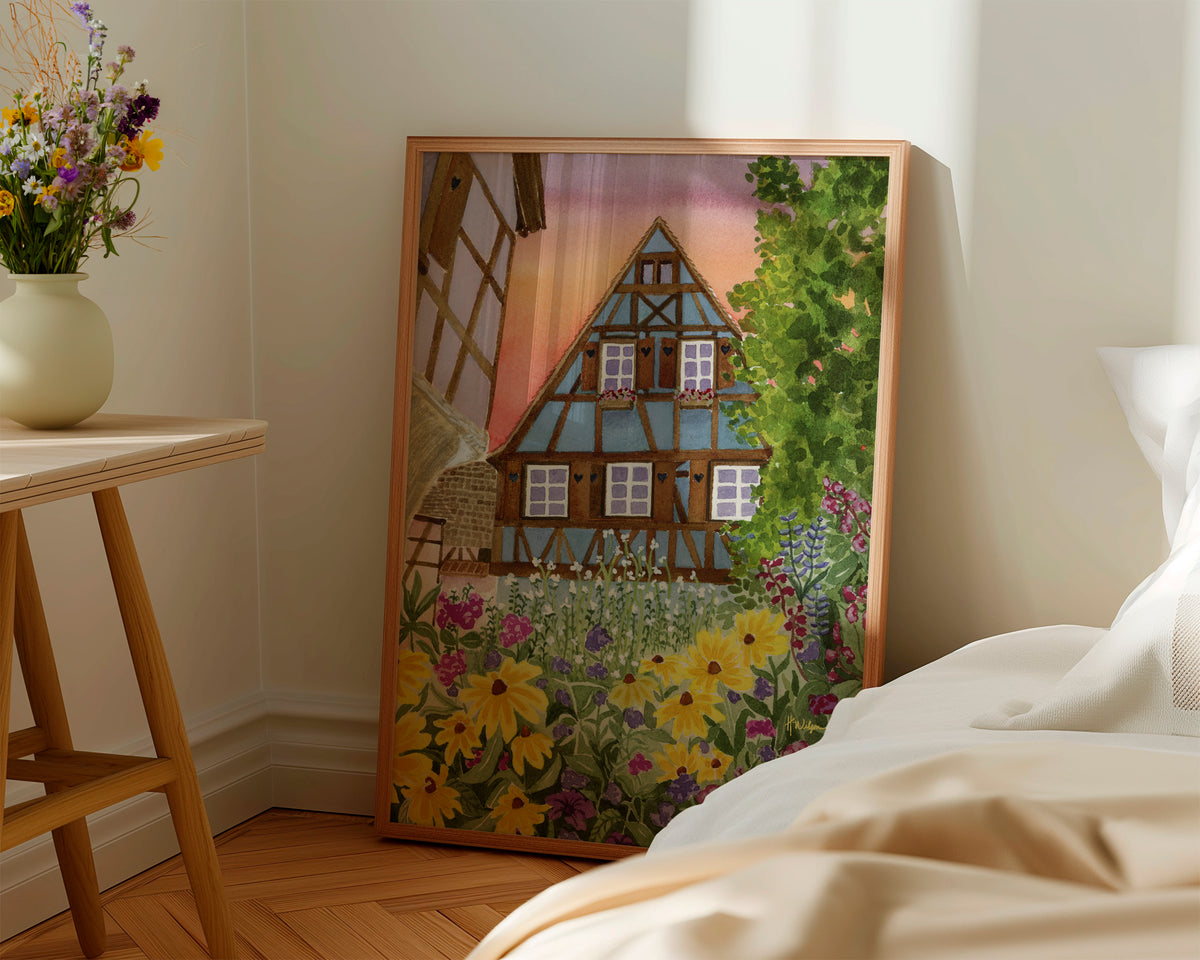 Alsace, France Travel Art Print