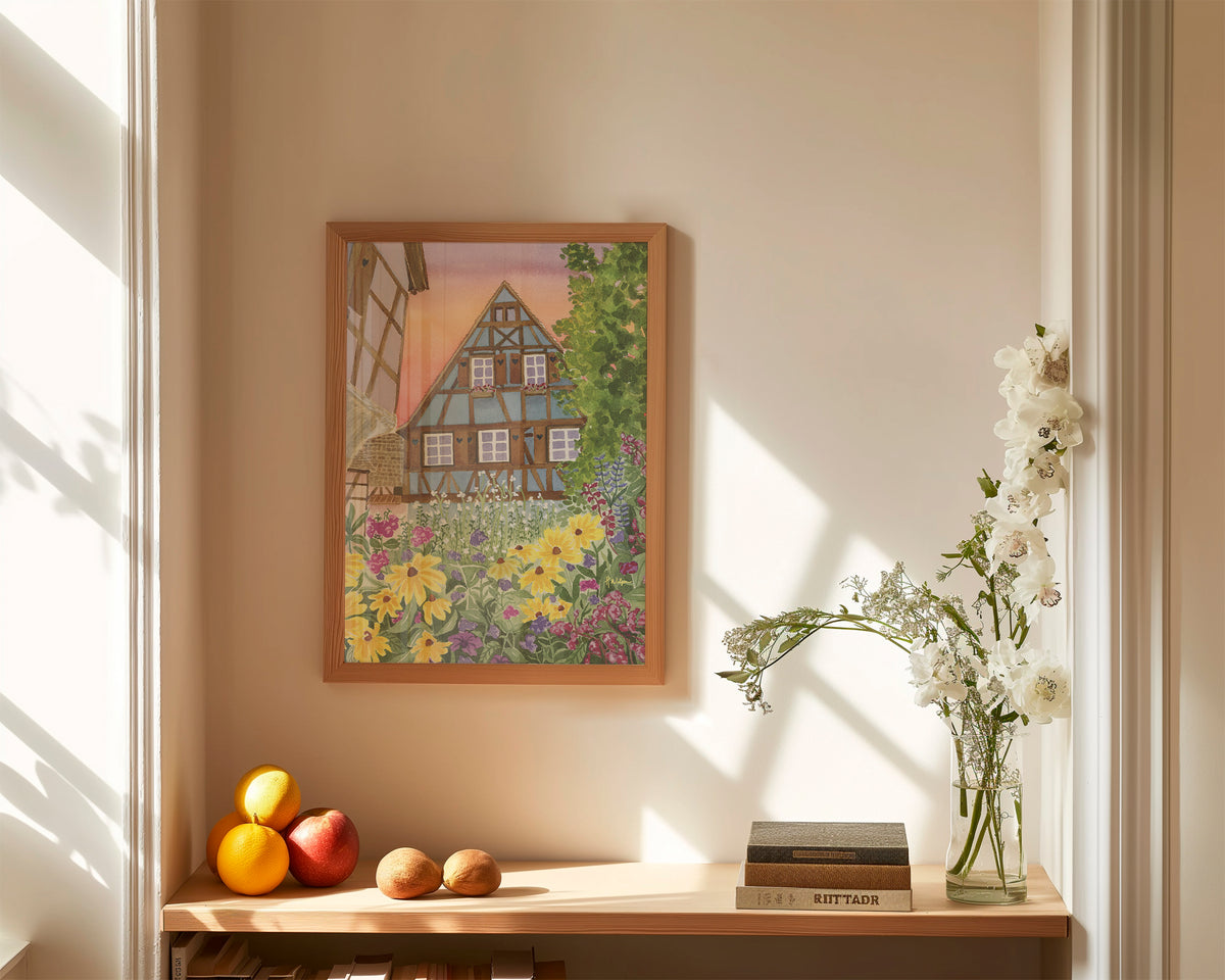 Alsace, France Travel Art Print