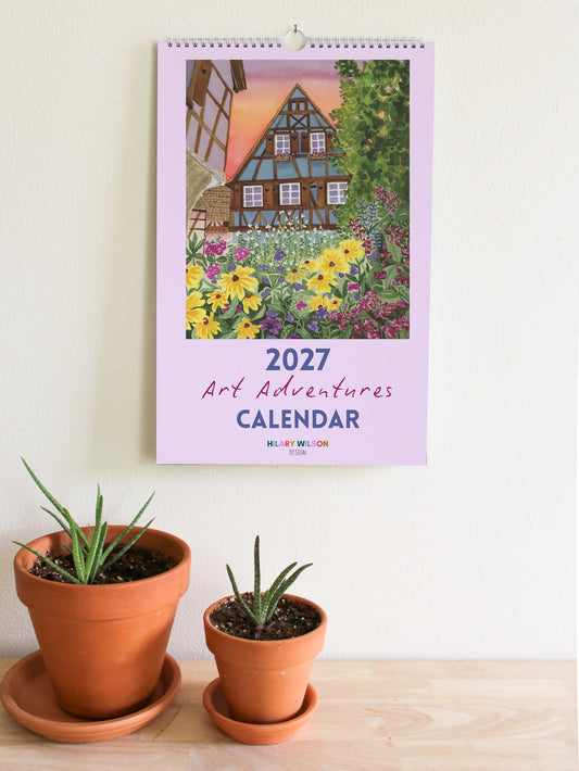 2027 Art Adventures Travel Calendar