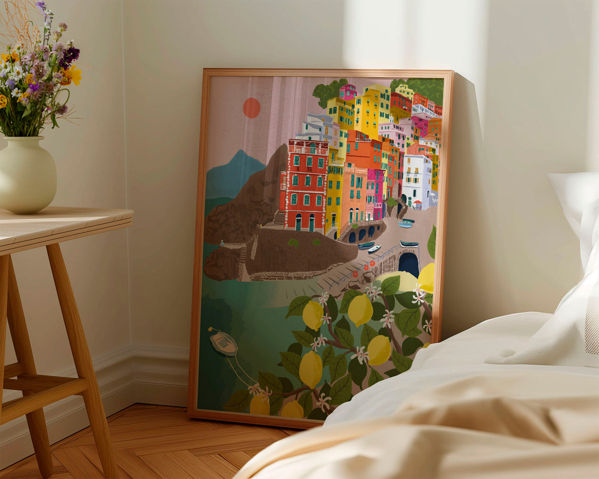 Cinque Terre, Italy Travel Art Print