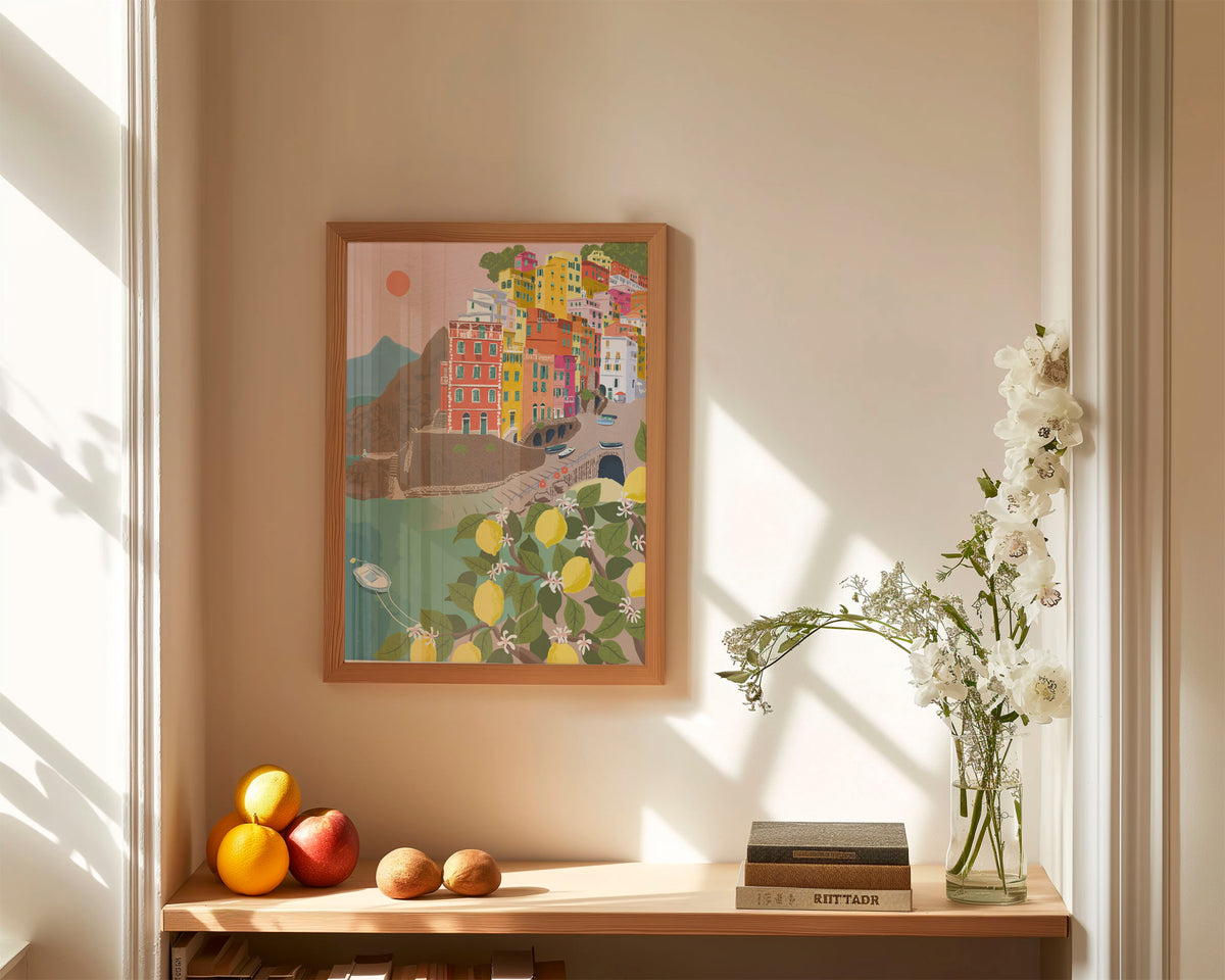Cinque Terre, Italy Travel Art Print