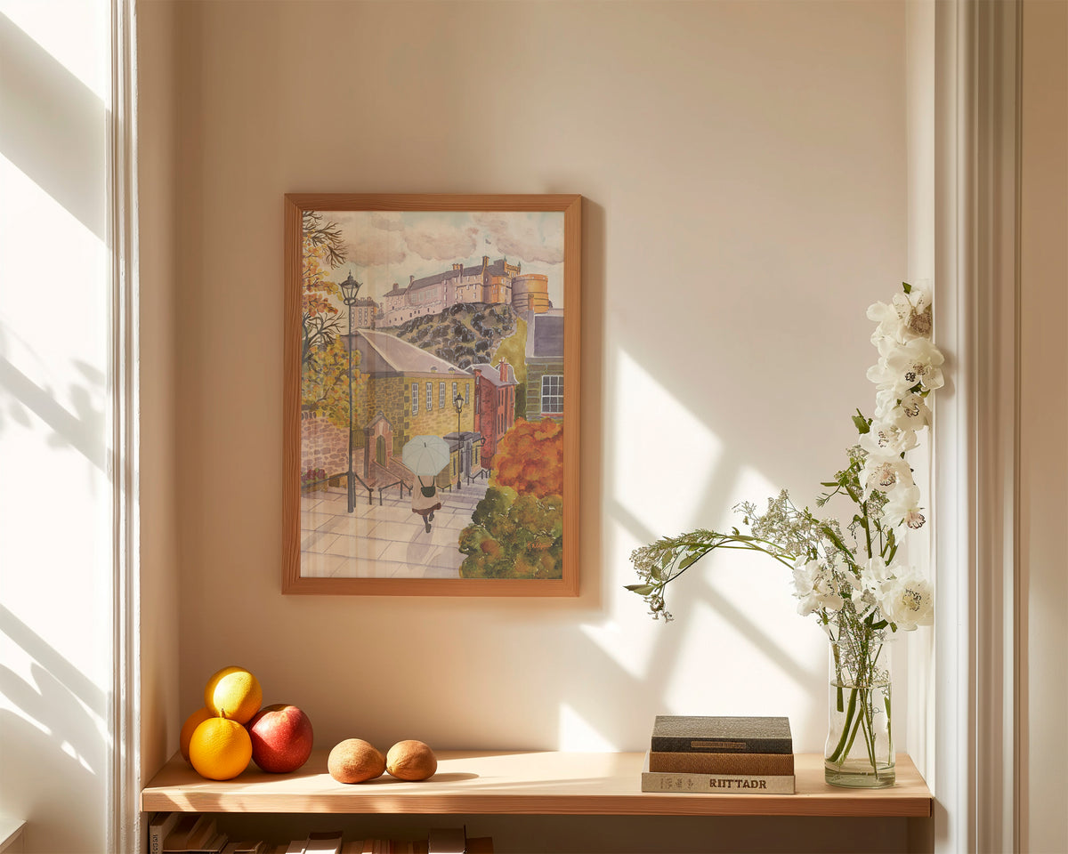 Edinburgh, Scotland Travel Art Print