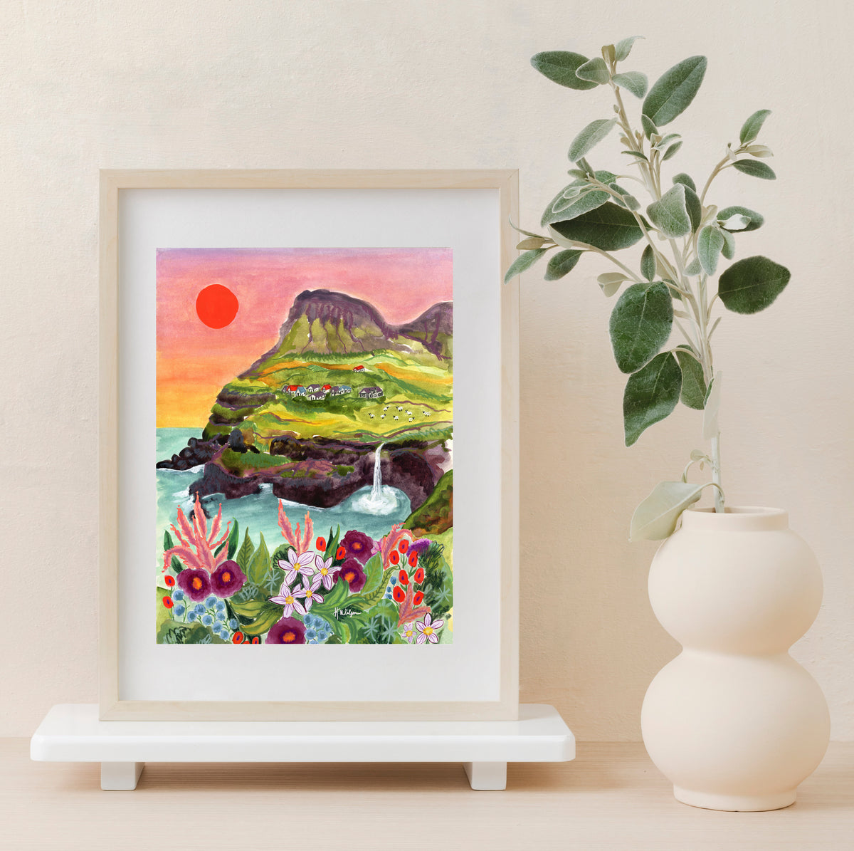 Faroe Islands Travel Art Print