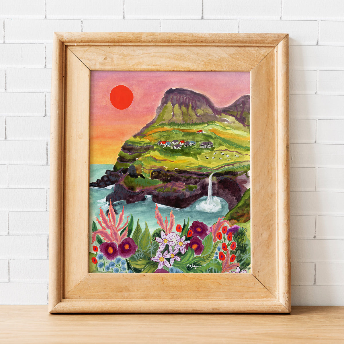 Faroe Islands Travel Art Print