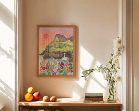 Faroe Islands Travel Art Print