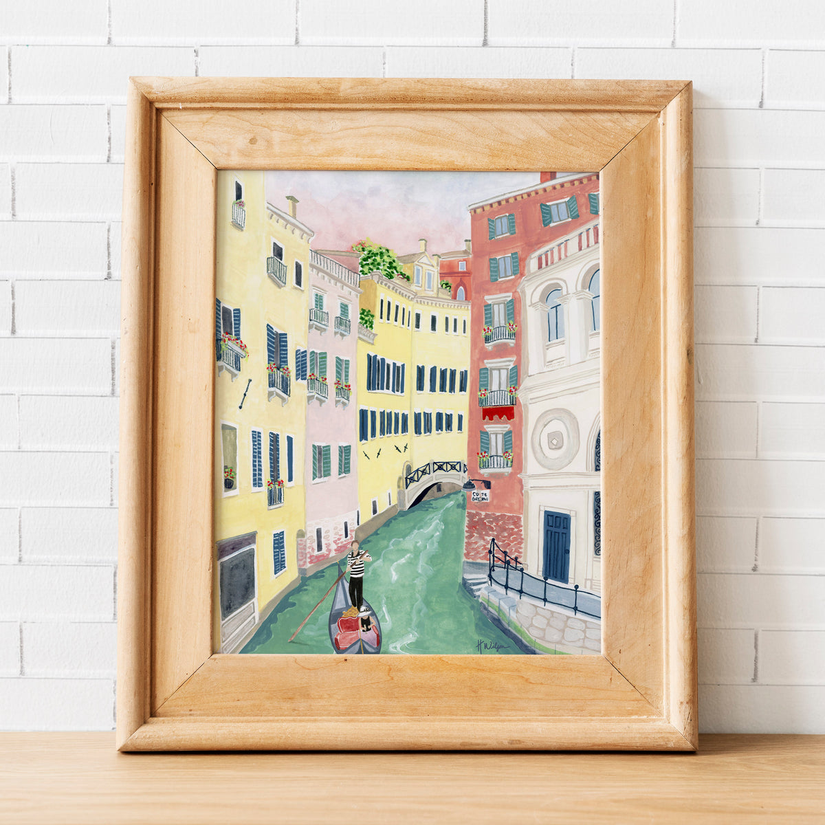 Gondola Ride in Venice Travel Art Print