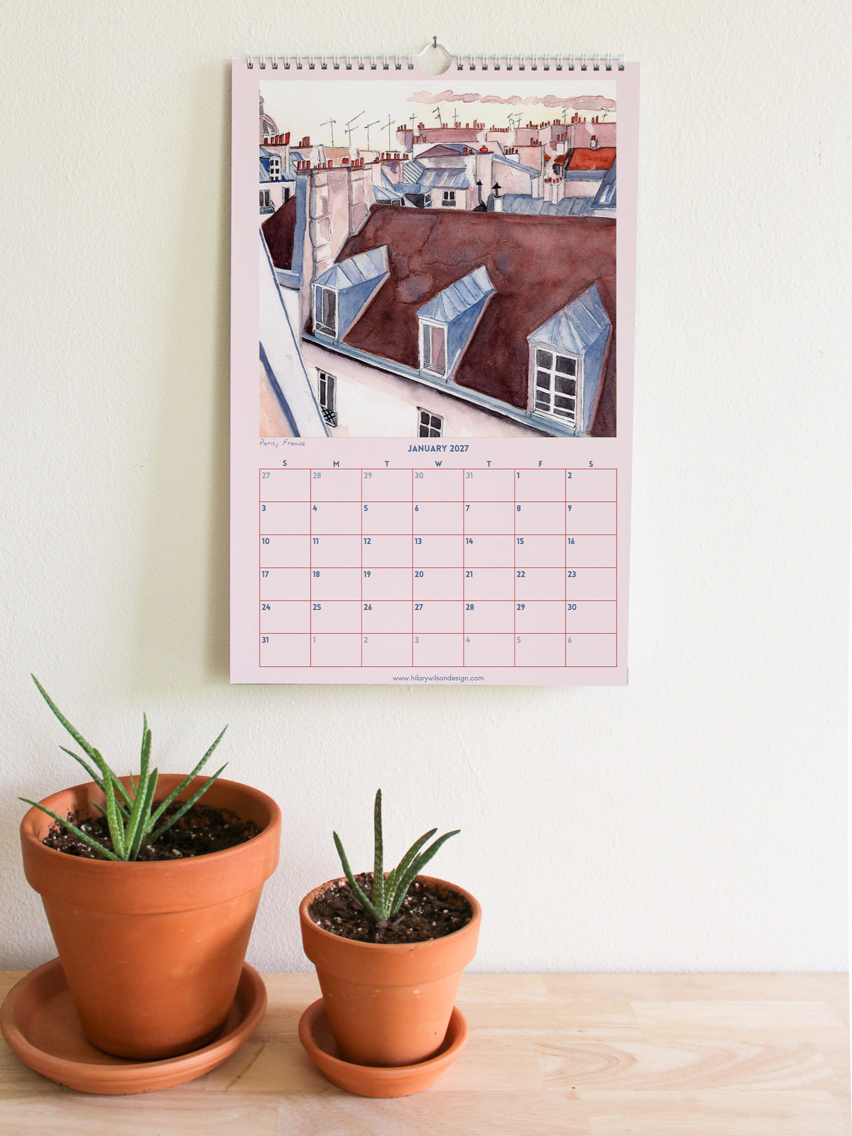 2027 Art Adventures Travel Calendar