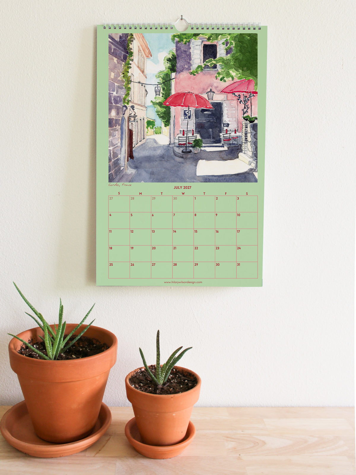 2027 Art Adventures Travel Calendar