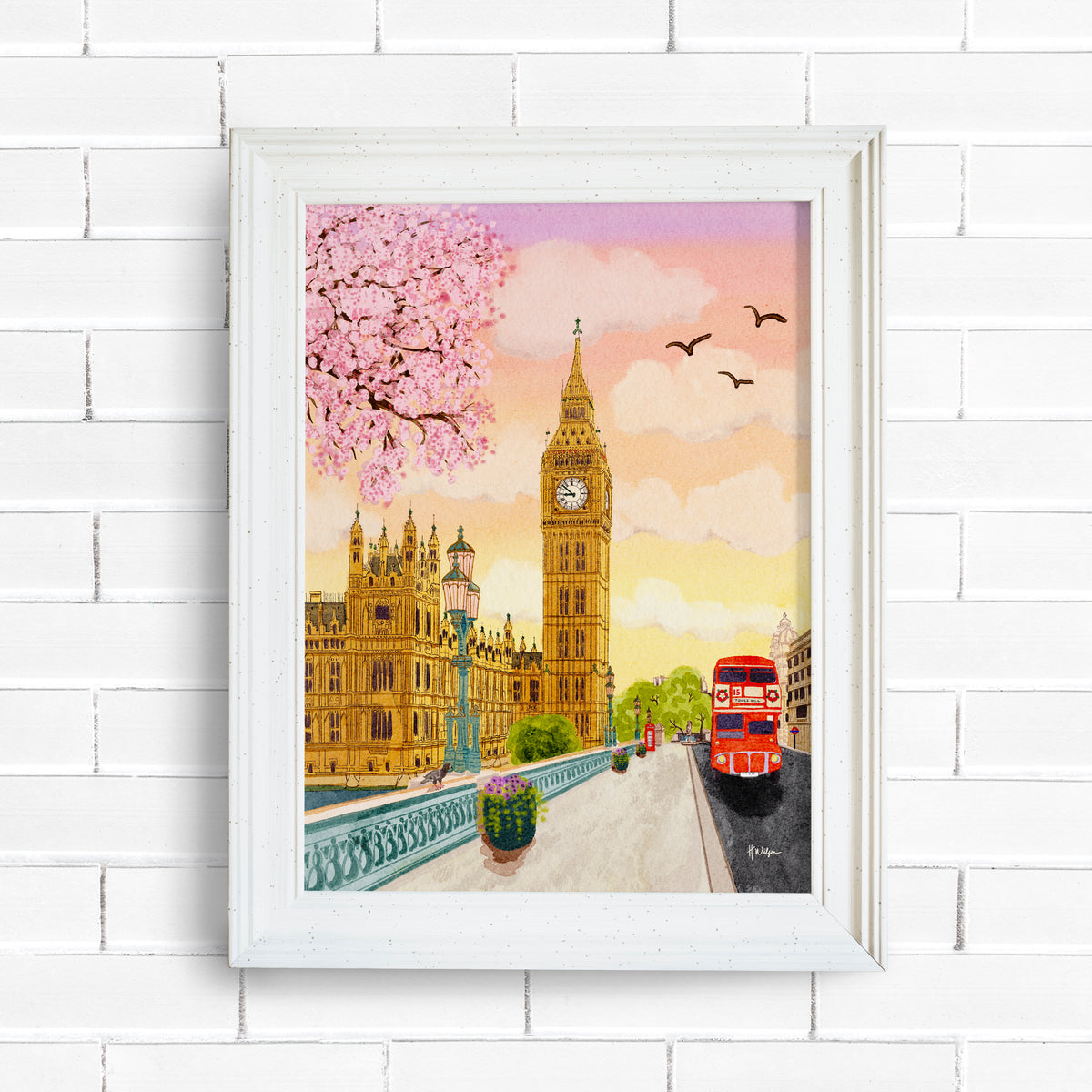 Big Ben at Sunrise Travel Art Print