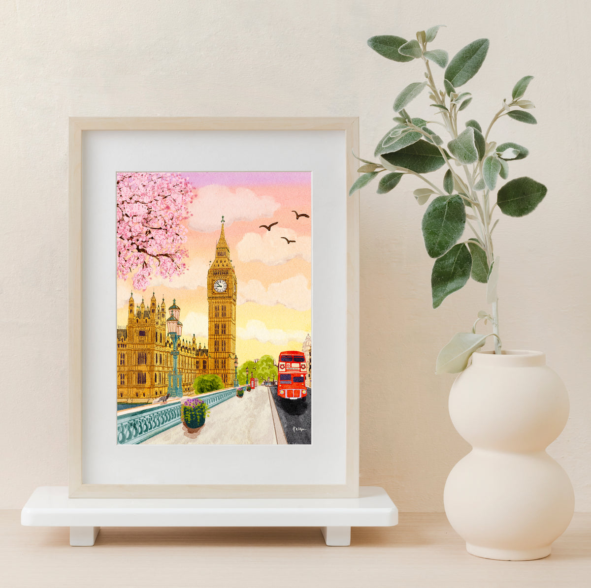 Big Ben at Sunrise Travel Art Print