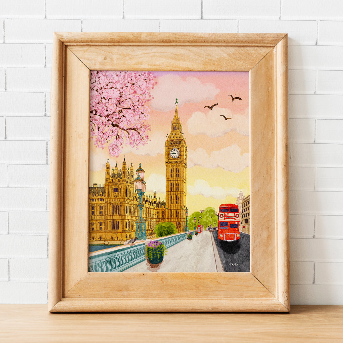 Big Ben at Sunrise Travel Art Print