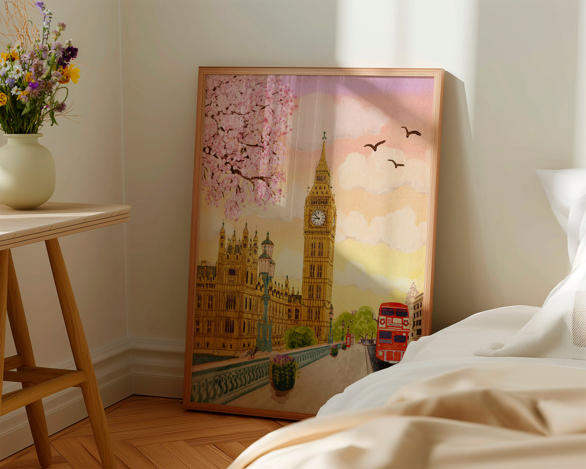 Big Ben at Sunrise Travel Art Print