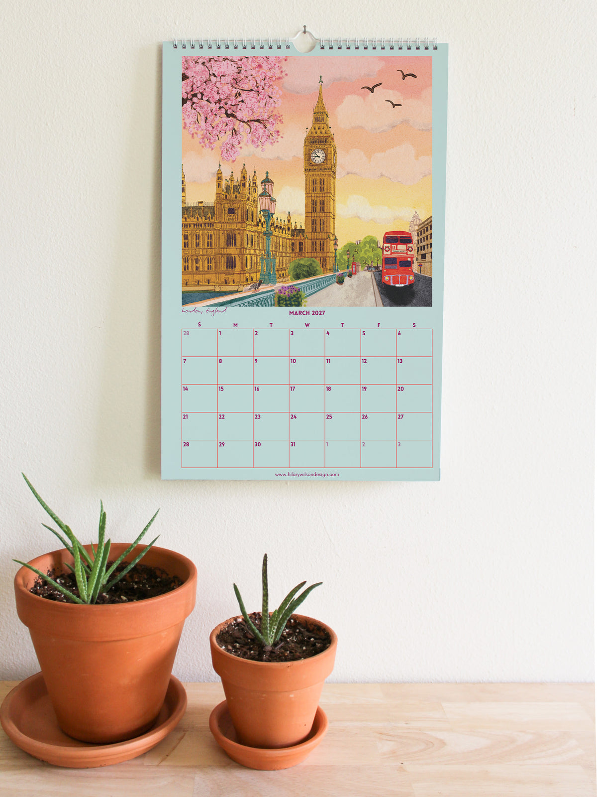 2027 Art Adventures Travel Calendar