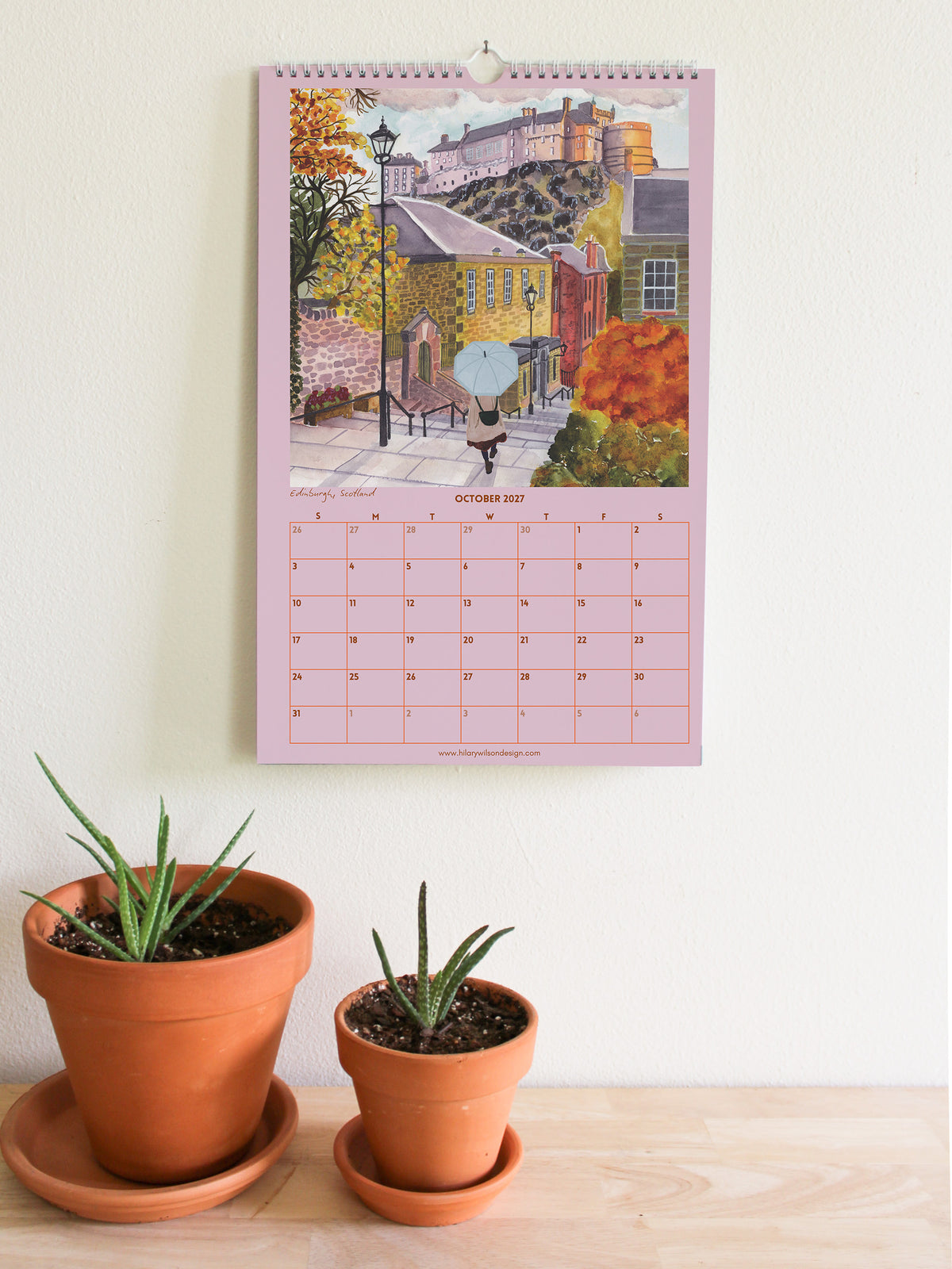 2027 Art Adventures Travel Calendar