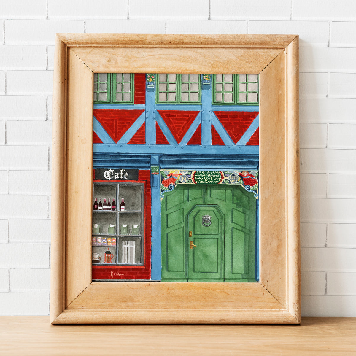 Ribe, Denmark Travel Art Print